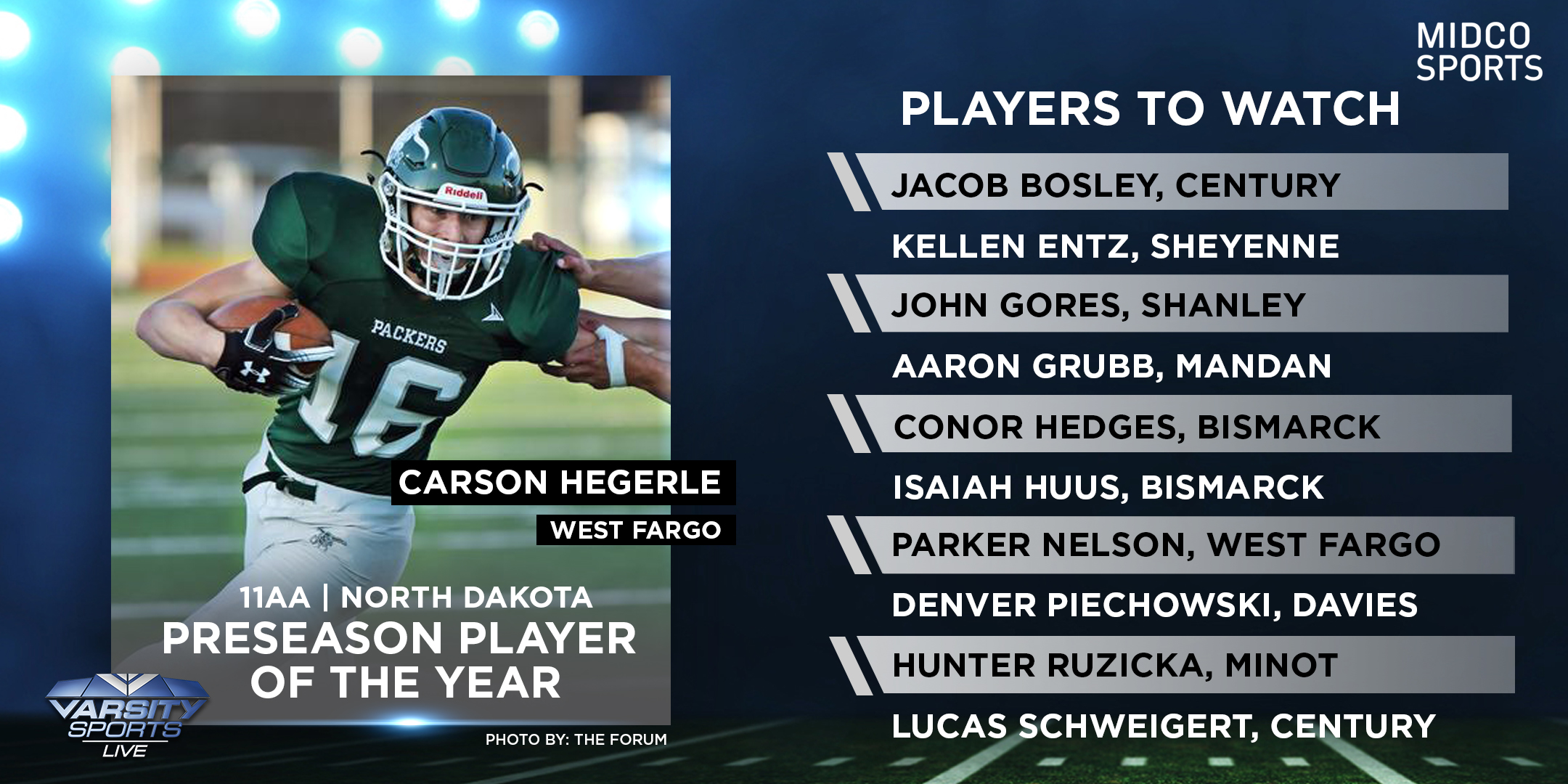 ND 11AA football preview player list